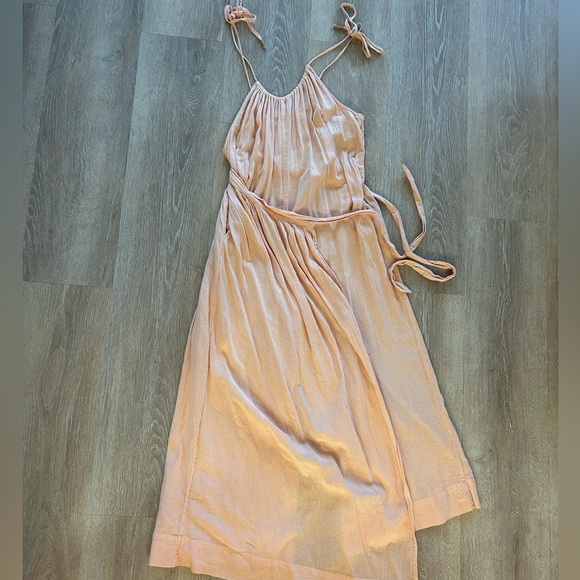 FREE PEOPLE ENDLESS SUMMER Sz S LONGER DAYS WRAP JUMPSUIT - Picture 6 of 9